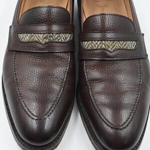 GORGEOUS Peal & Co. England Brooks Brothers Brown Leather Mens Penny Loafers 10D
